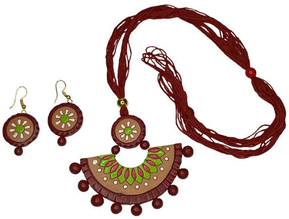 Handcrafted Terracotta Jewellery Set | Unique Indian Ethnic Designs | Eco-Friendly Accessories