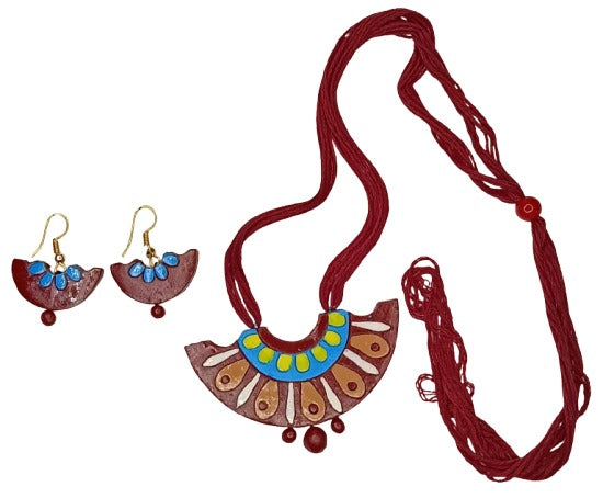 Handcrafted Terracotta Jewellery Set | Unique Indian Ethnic Designs | Eco-Friendly Accessories