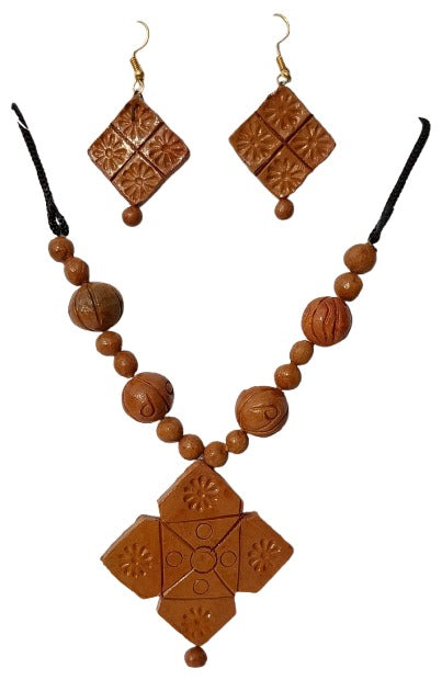 Handcrafted Terracotta Jewellery Set | Unique Indian Ethnic Designs | Eco-Friendly Accessories