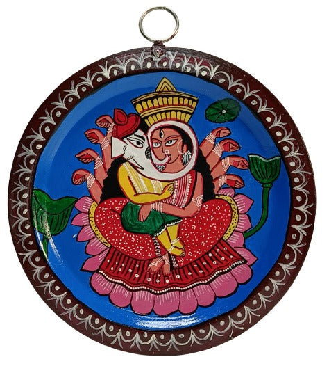 Authentic Pattachitra Craft Wall Decor on Aluminium Plate - Mukherjee Handicrafts