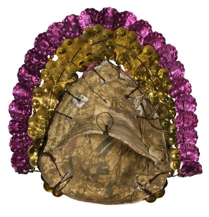 Hand-Painted Ganesha Mask – Indian Cultural Wall Art Decoration