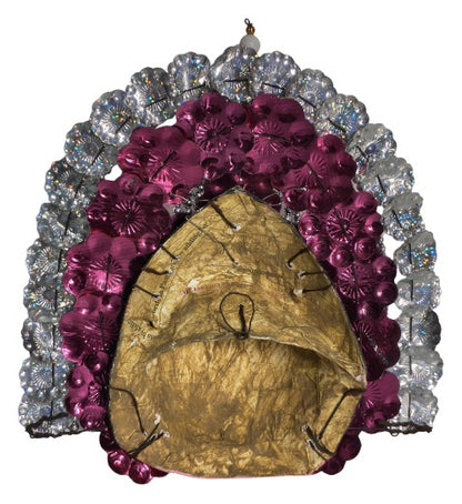 Artistic Ganesha Chaunach Mask – Handmade Paper Craft for Festive Decor