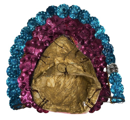 Traditional Ganesha Wall Hanging – Vibrant Handmade Paper Mask