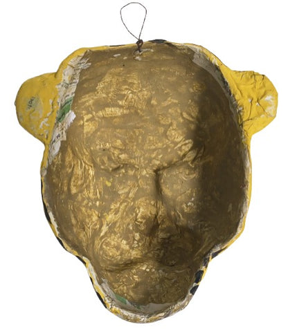 Handcrafted Tiger Paper Mask – Traditional Indian Folk Art Wall Hanging Décor