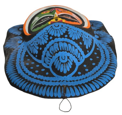 Dual Tone Handmade Paper Mask – Ethnic Indian Art for Home & Festival Decoration