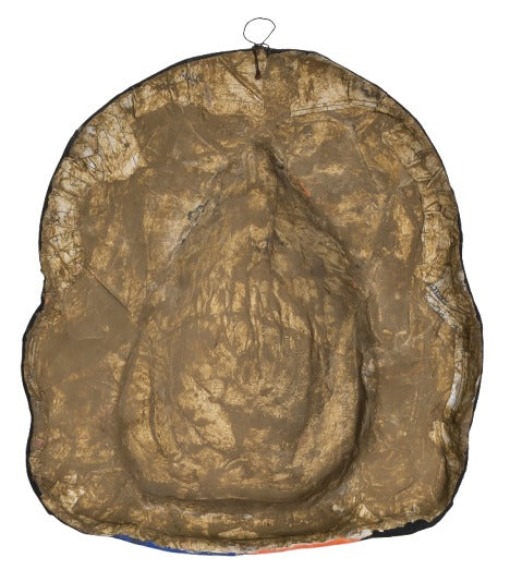 Colorful Hand-Painted Paper Mask – Indian Folk Art Wall Hanging for Living Room