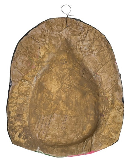 Traditional Chaunach Paper Mask – Handmade Wall Décor by Indian Artisans