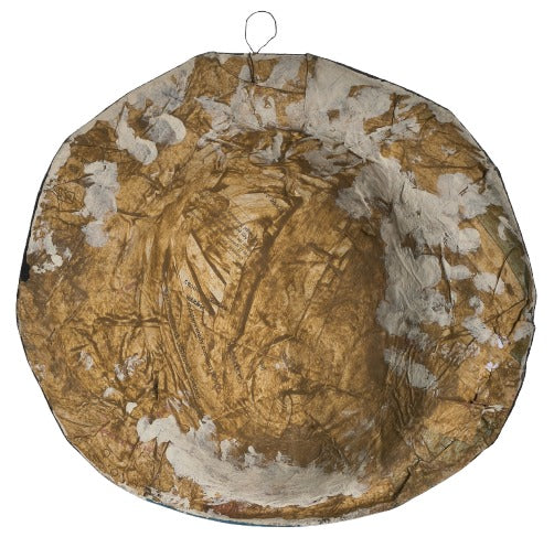 Handmade Paper Mask Wall Hanging – Ethnic Indian Art for Home & Office Décor (22 x 23 cm, Multicolour) Chhau Mask Puruliya West Bengal