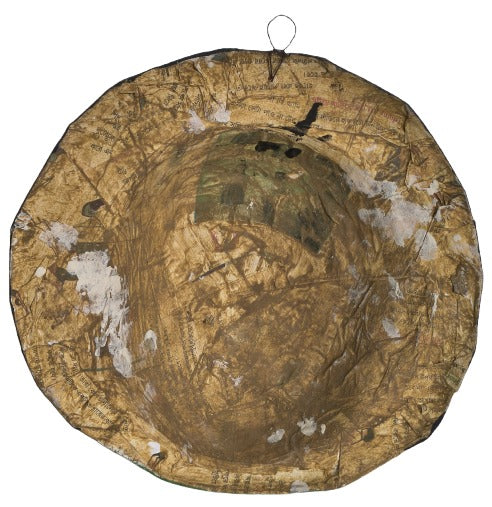 Handcrafted Paper Wall Hanging Mask – Traditional Indian Folk Art Home Décor (22 x 23 cm, Multicolour) Chhau Mask Puruliya West Bengal