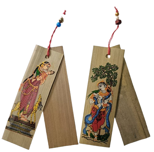 Traditional Patachitra Bookmark – Colorful Indian Art for Book Lovers