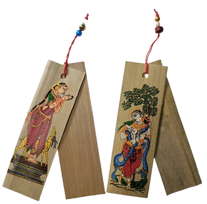 Traditional Patachitra Bookmark – Colorful Indian Art for Book Lovers