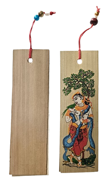 Traditional Patachitra Bookmark – Colorful Indian Art for Book Lovers
