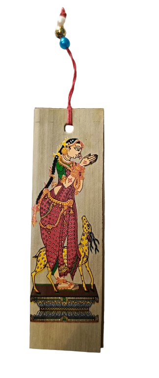 Traditional Patachitra Bookmark – Colorful Indian Art for Book Lovers