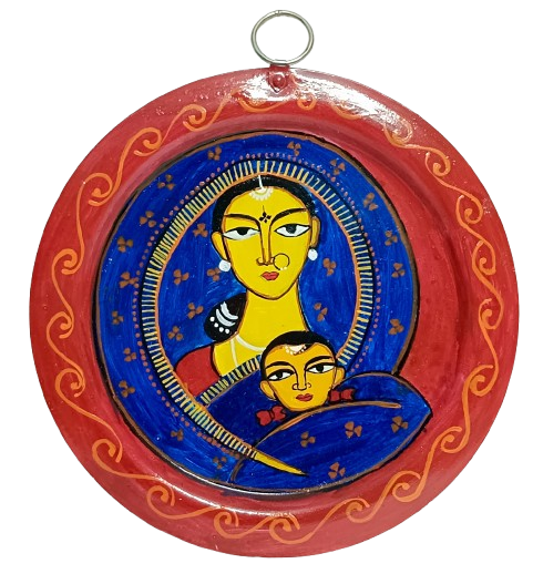Traditional Patachitra Wall Decor on Aluminium Plate | Handmade Indian Art | Decorative Hanging for Living Room