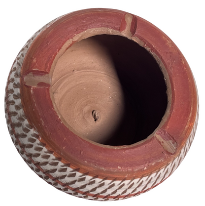 Handmade Terracotta Ashtray – Traditional Clay Smoking Ash Tray for Home, Office & Outdoor Use