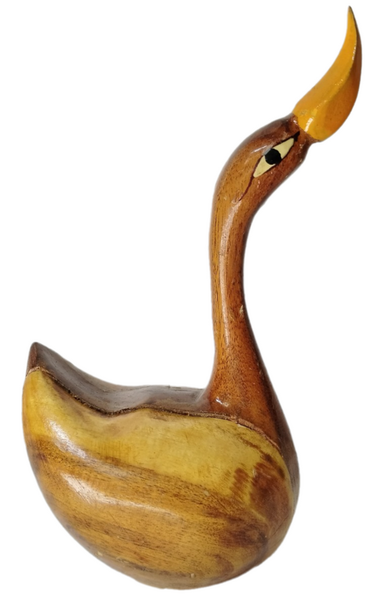Mukherjee Handicrafts Wooden Bird Wooden Decorative Duck Showpiece Home Decor.