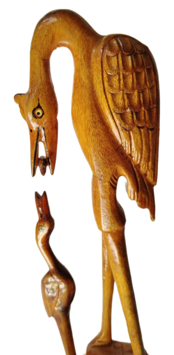 Wooden Bird Wooden Decorative Bird Showpiece Home Decor