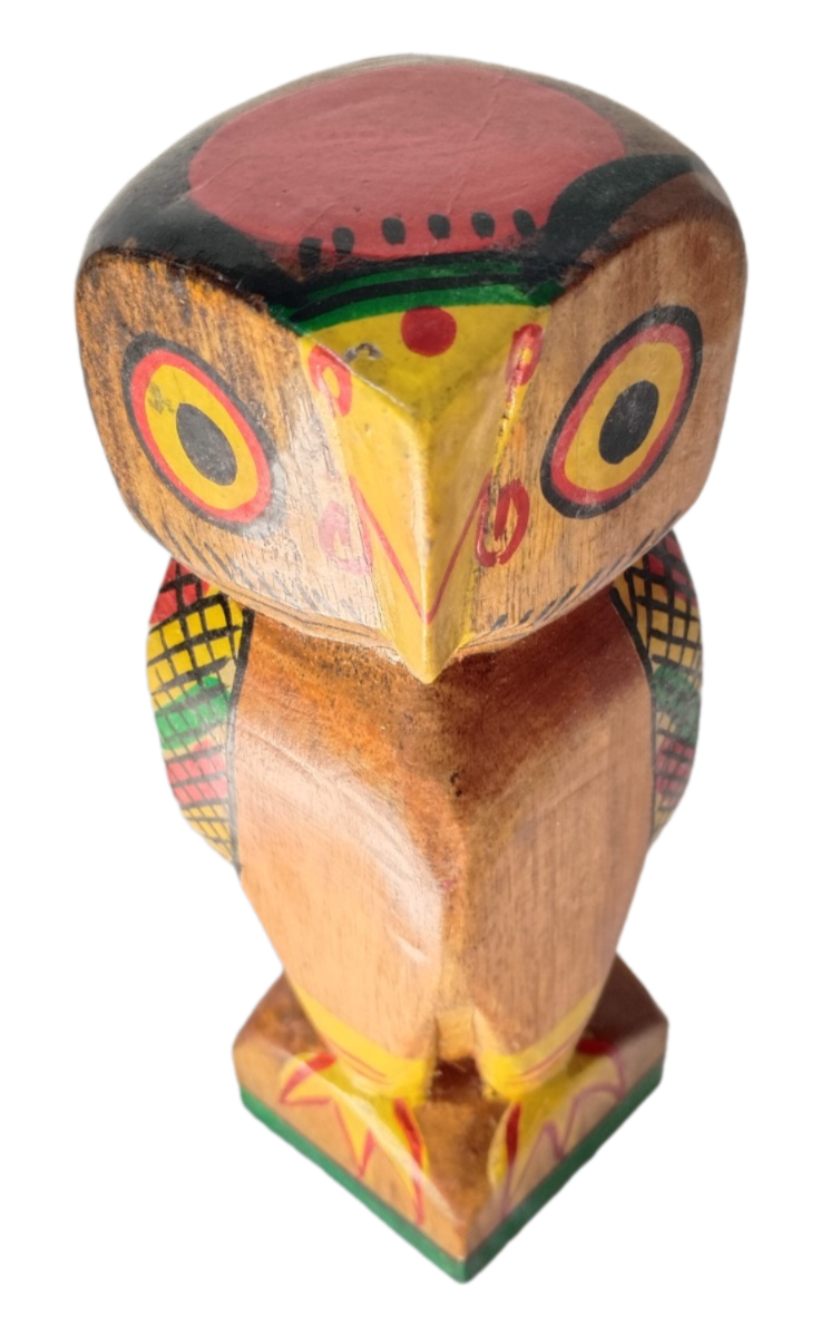 Handmade Wooden Owl