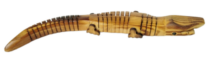 Wooden crocodile Wooden Decorative Duck Showpiece Home Decor