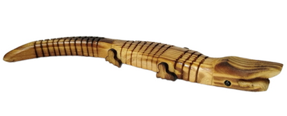 Wooden crocodile Wooden Decorative Duck Showpiece Home Decor