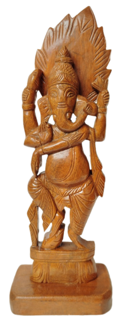 Handmade Wooden Ganesha Ganapati Bappa