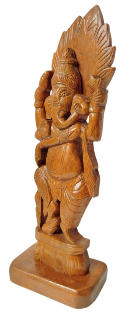 Handmade Wooden Ganesha Ganapati Bappa