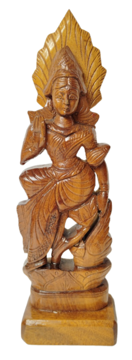 Handmade Wooden Laxmi MATA Ma Laxmi Lakhi