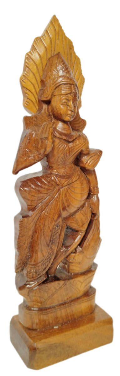 Handmade Wooden Laxmi MATA Ma Laxmi Lakhi