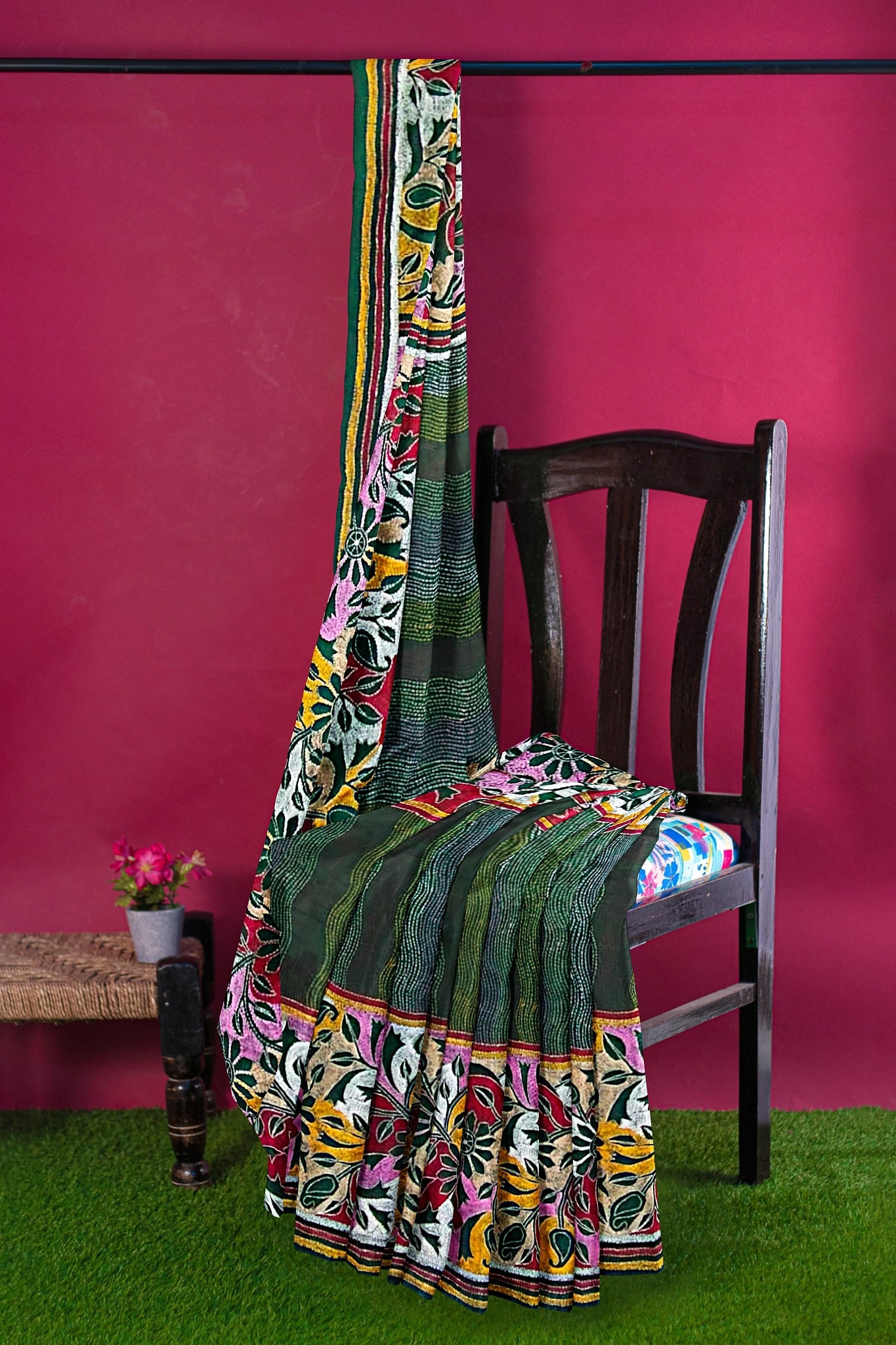 Kantha Stitch: Must-Have Blended Silk Saree for Timeless Elegance and Classic Indian Heritage With BP