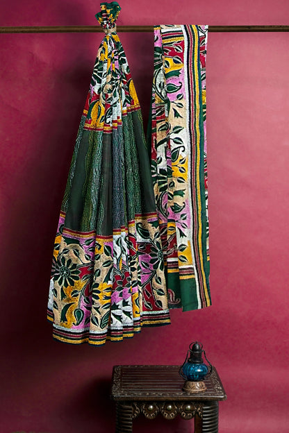 Kantha Stitch: Must-Have Blended Silk Saree for Timeless Elegance and Classic Indian Heritage With BP