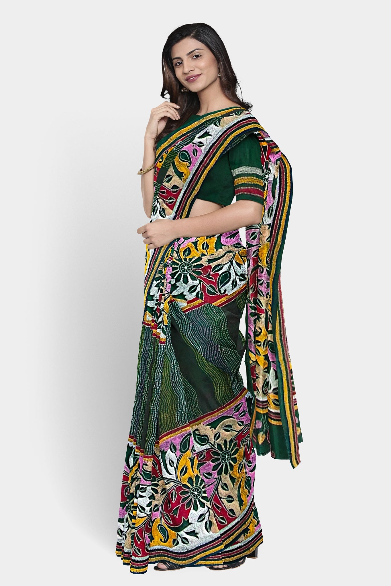 Kantha Stitch: Must-Have Blended Silk Saree for Timeless Elegance and Classic Indian Heritage With BP