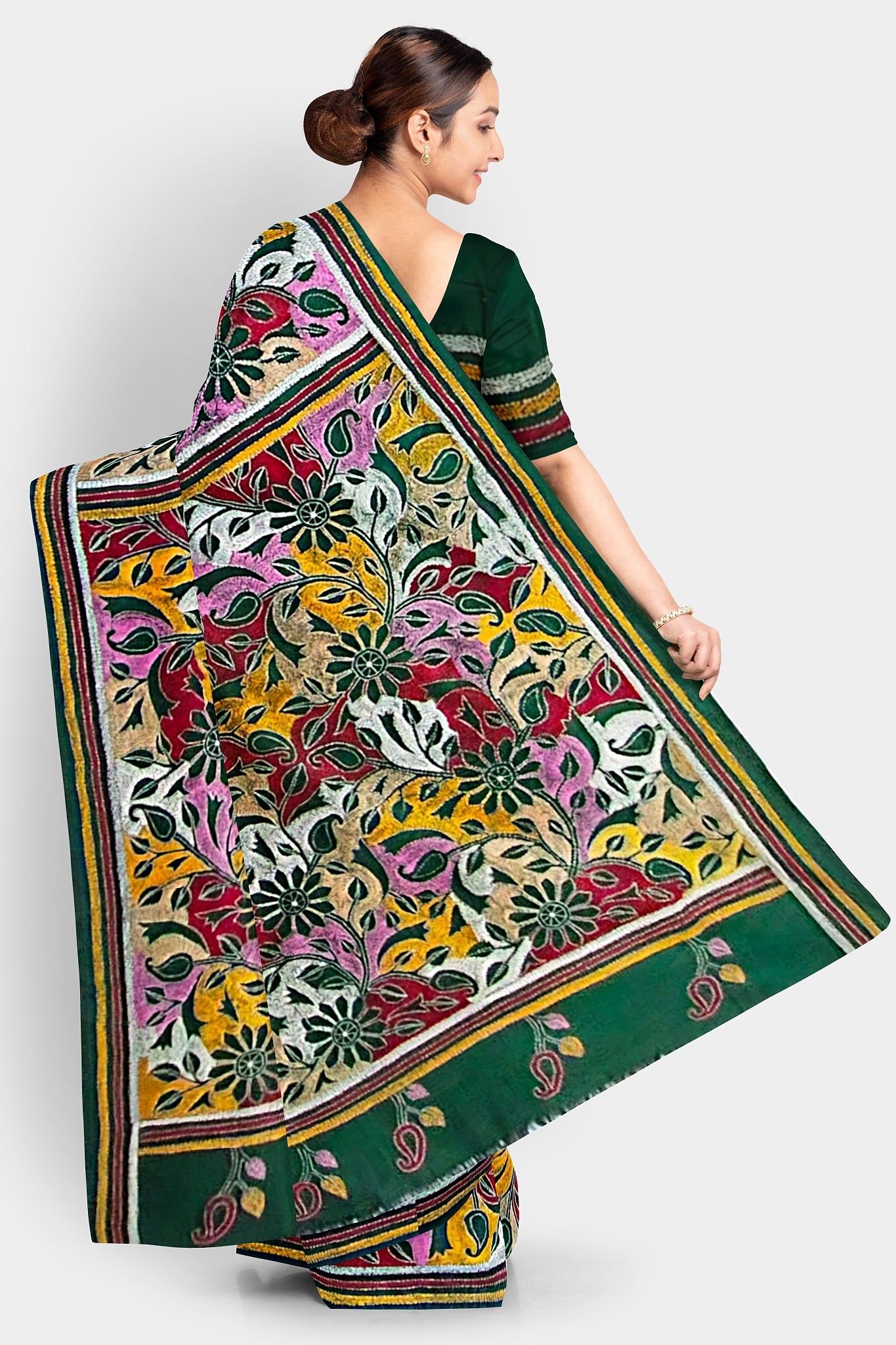 Kantha Stitch: Must-Have Blended Silk Saree for Timeless Elegance and Classic Indian Heritage With BP