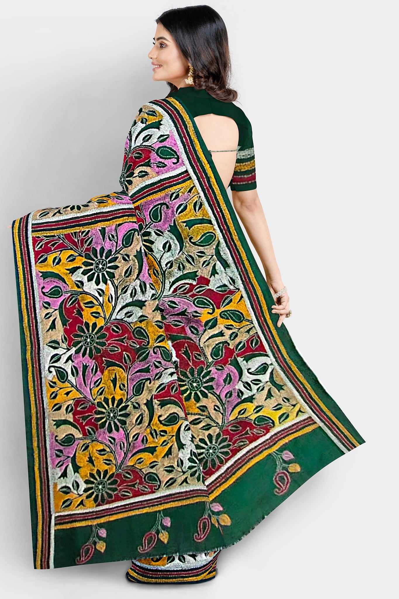 Kantha Stitch: Must-Have Blended Silk Saree for Timeless Elegance and Classic Indian Heritage With BP