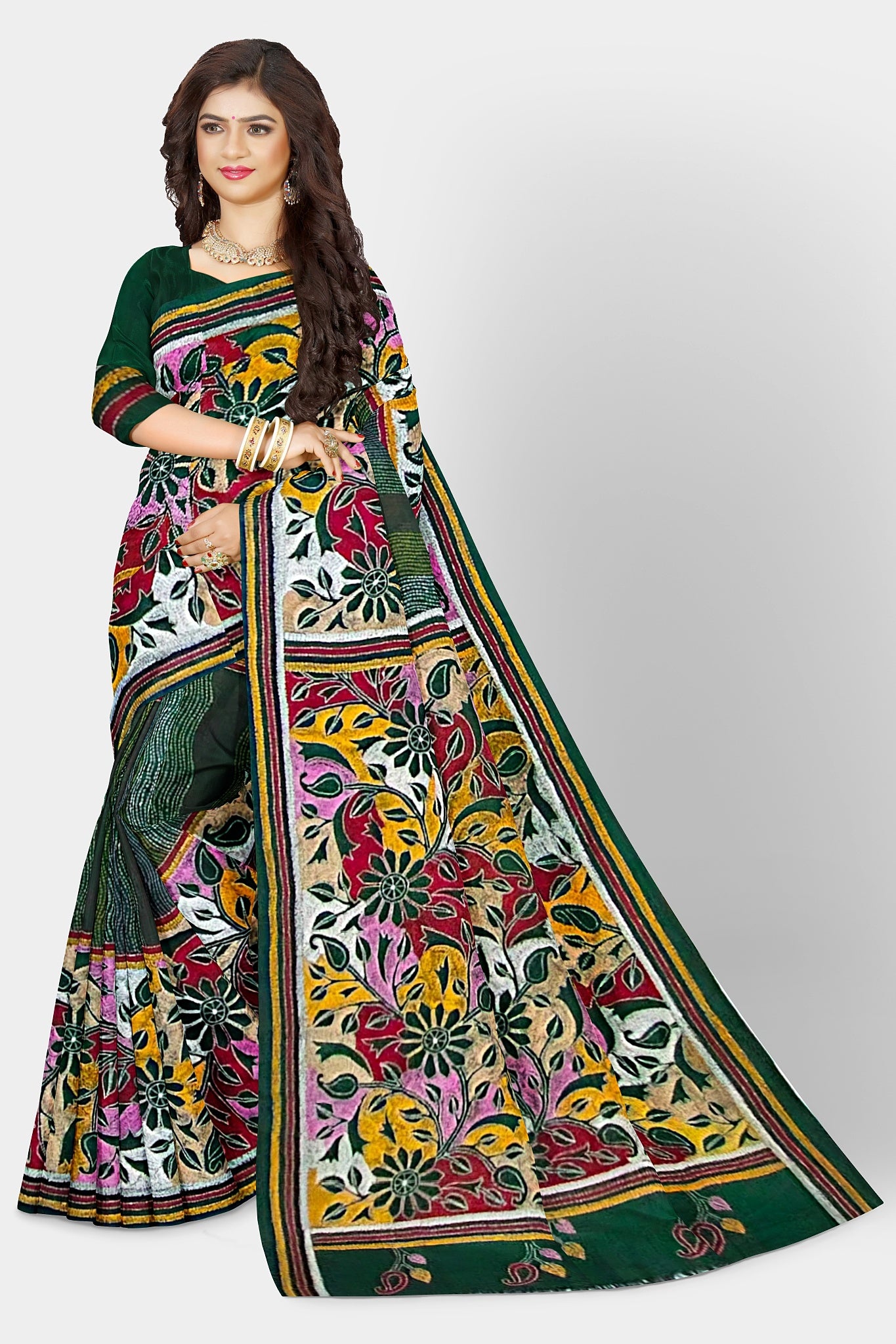 Kantha Stitch: Must-Have Blended Silk Saree for Timeless Elegance and Classic Indian Heritage With BP