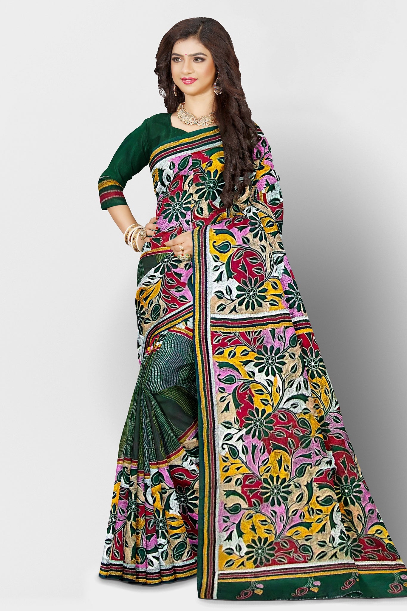 Kantha Stitch: Must-Have Blended Silk Saree for Timeless Elegance and Classic Indian Heritage With BP