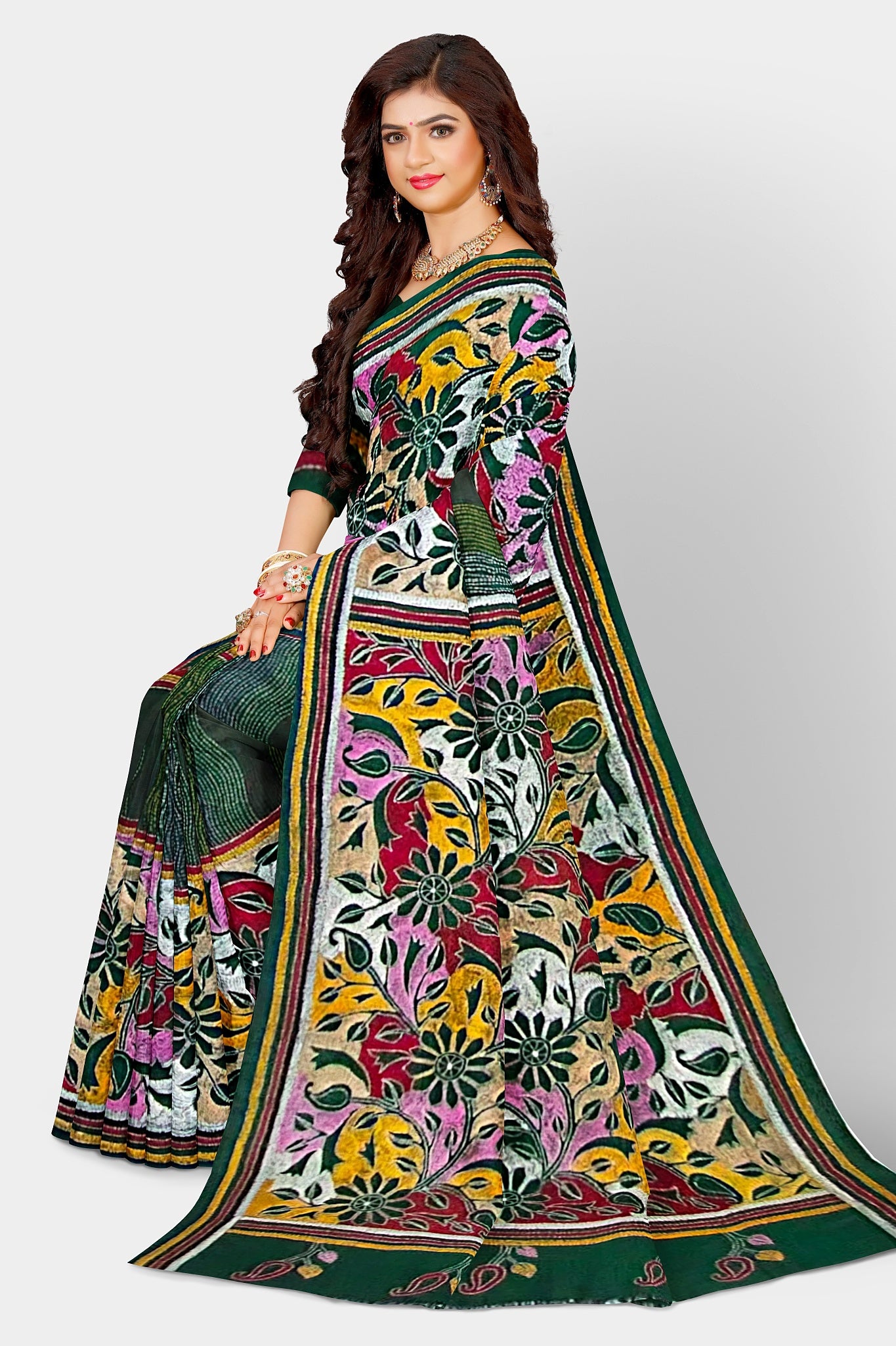 Kantha Stitch: Must-Have Blended Silk Saree for Timeless Elegance and Classic Indian Heritage With BP