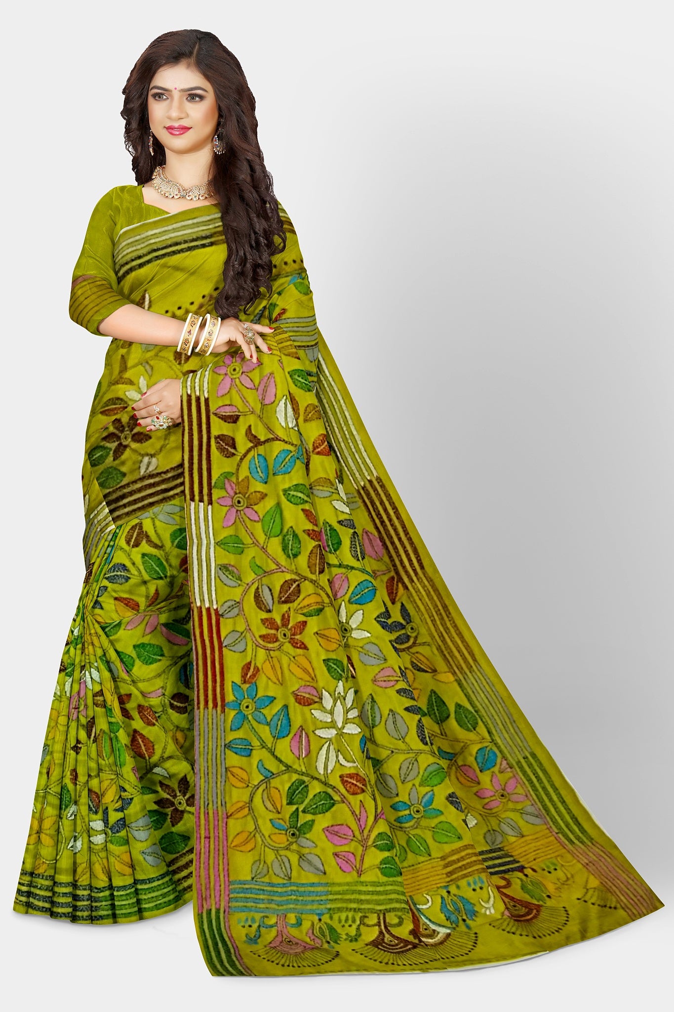 Kantha Stitch: New Collection of Handcrafted Blended Silk Saree with Exquisite Artistry With BP