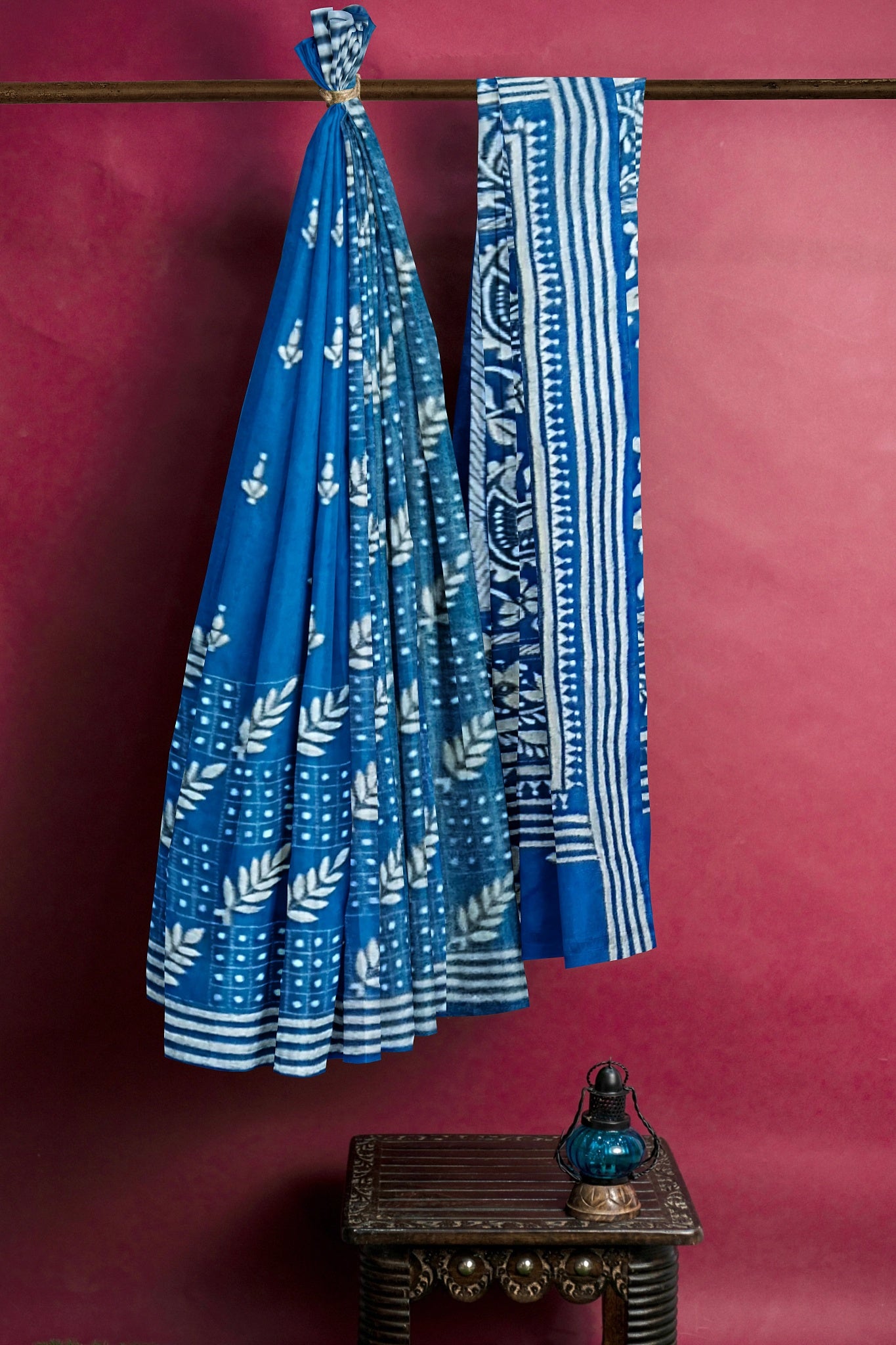 Kantha Stitch: Stylish Blended Silk Saree showcasing Traditional Artistry in Modern Indian Fashion with BP