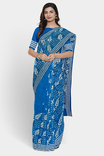 Kantha Stitch: Stylish Blended Silk Saree showcasing Traditional Artistry in Modern Indian Fashion with BP