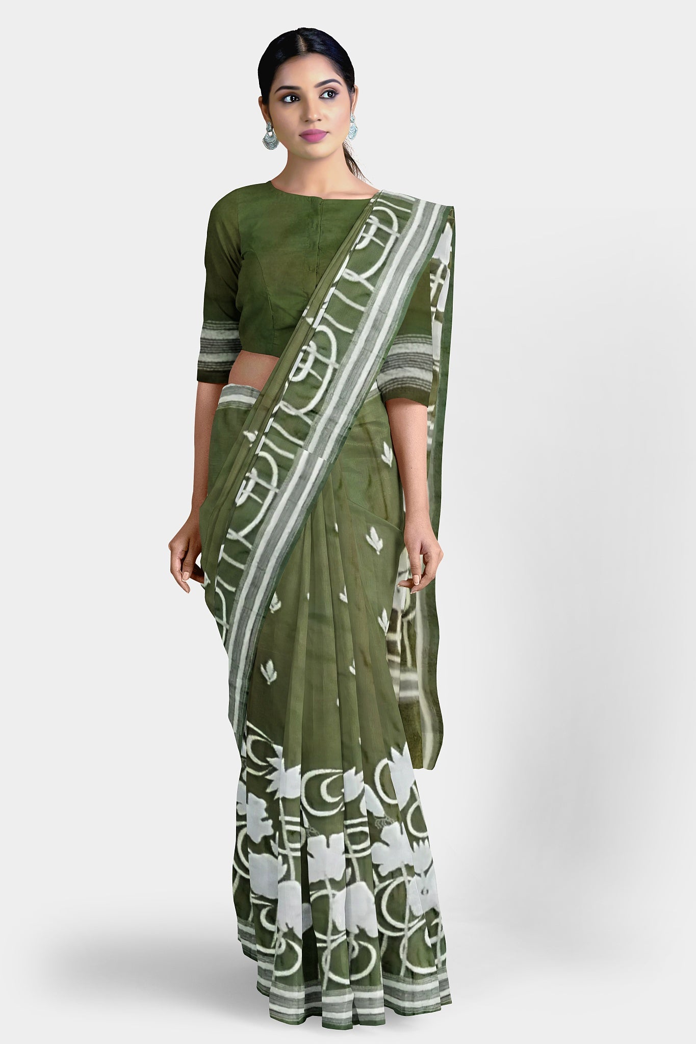 Kantha Stitch: Stylish Blended Silk Saree showcasing Traditional Artistry in Modern Indian Fashion with BP