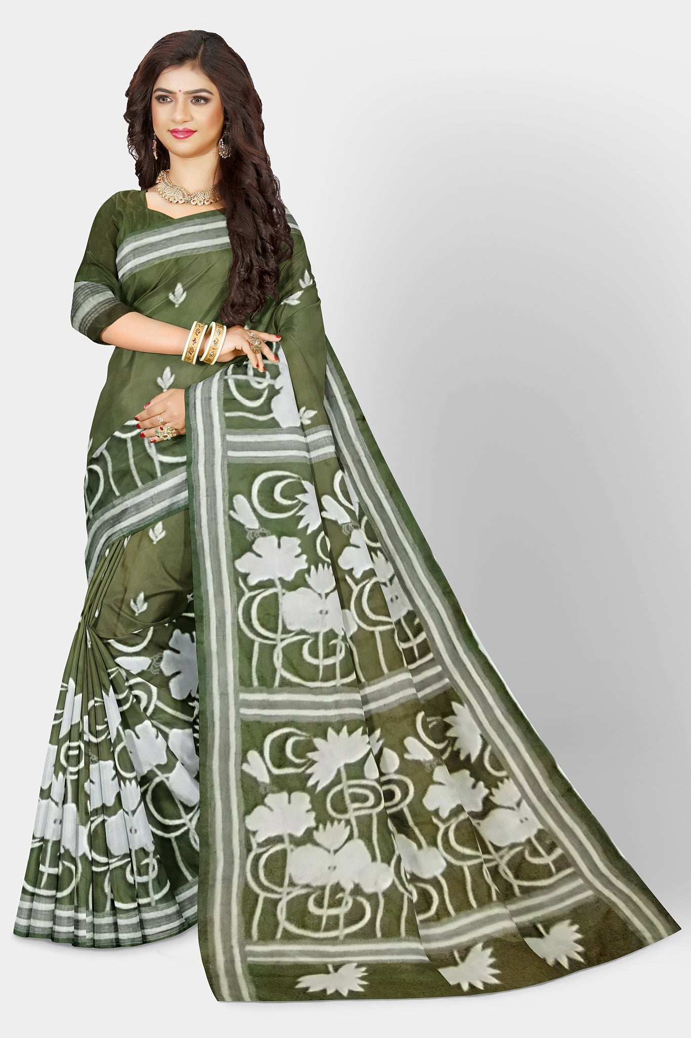 Kantha Stitch: Stylish Blended Silk Saree showcasing Traditional Artistry in Modern Indian Fashion with BP