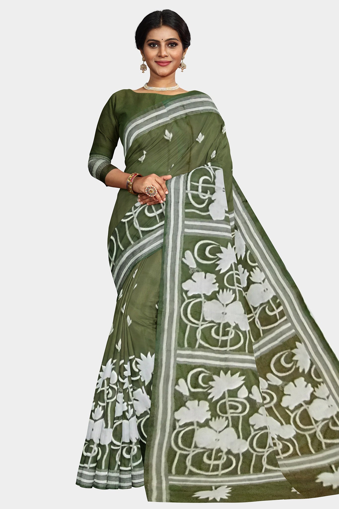 Kantha Stitch: Stylish Blended Silk Saree showcasing Traditional Artistry in Modern Indian Fashion with BP
