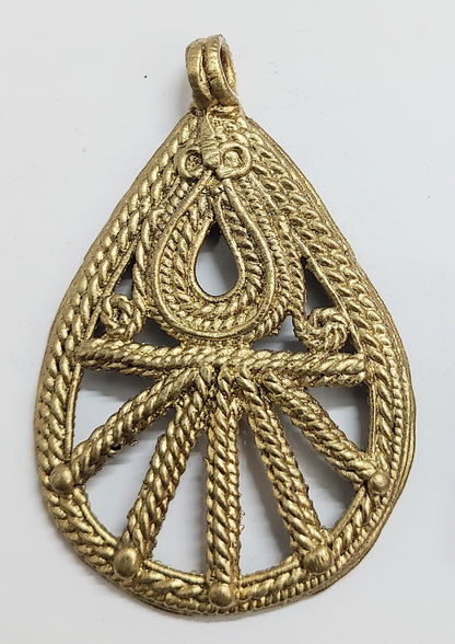 Dokra Dhokra Ethnic Collection of Brass Dokra Pendant Jewellery for Women,