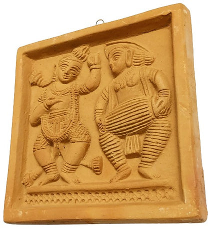 Terracotta Wall Hanging Showpiece for Home Décor Rural Dance