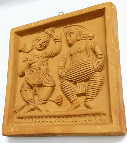 Terracotta Wall Hanging Showpiece for Home Décor Rural Dance