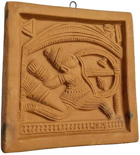 Terracotta Wall Hanging Showpiece for Home Décor Arjun
