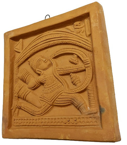 Terracotta Wall Hanging Showpiece for Home Décor Arjun