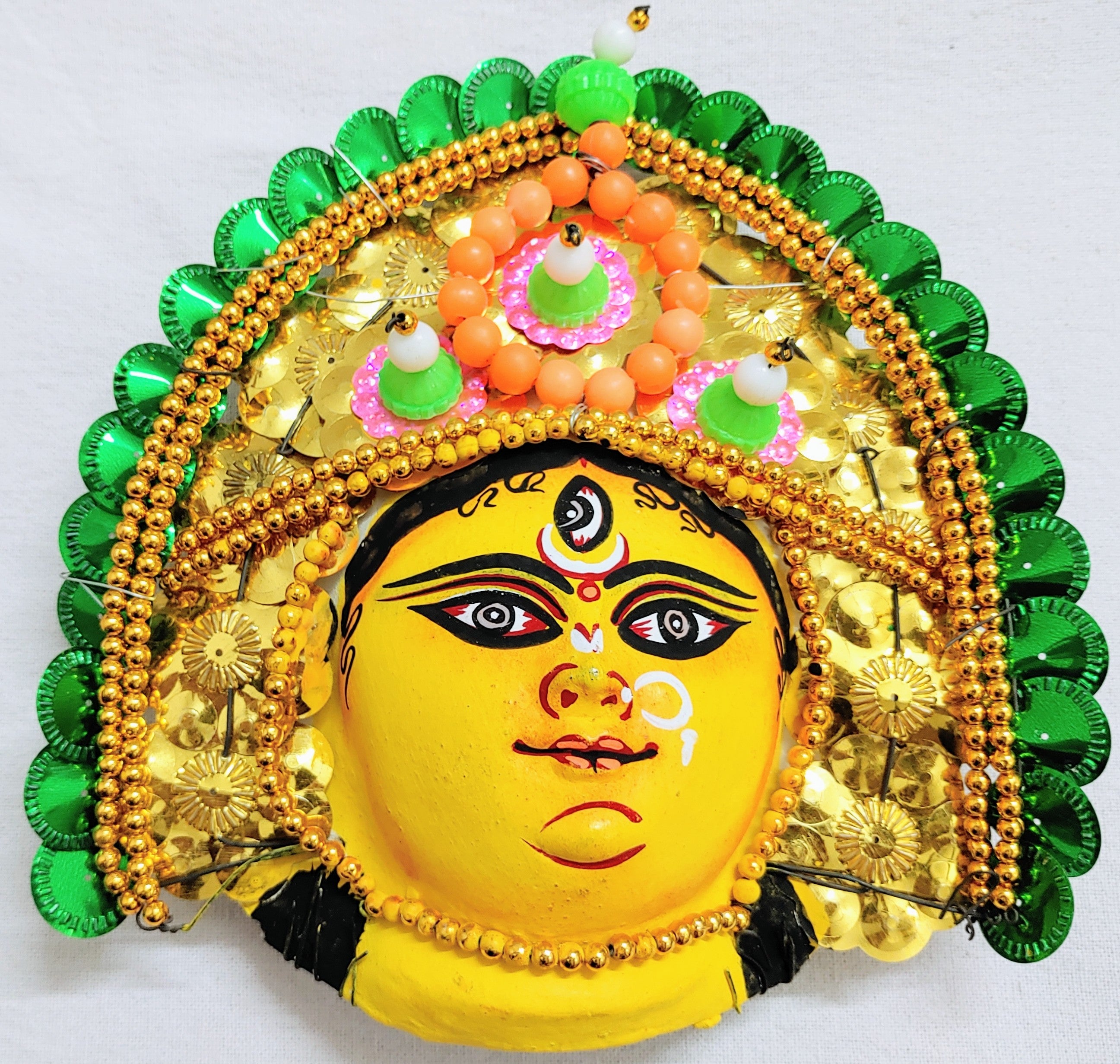 Devi Durga Chhau Mask – Design | Handmade Product | Decorative Showpie ...