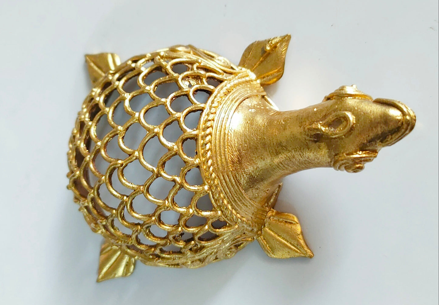 Brass Dhokra Tortoise Home Decor I Interior I Handcrafted I Handmade I Artwork, Medium