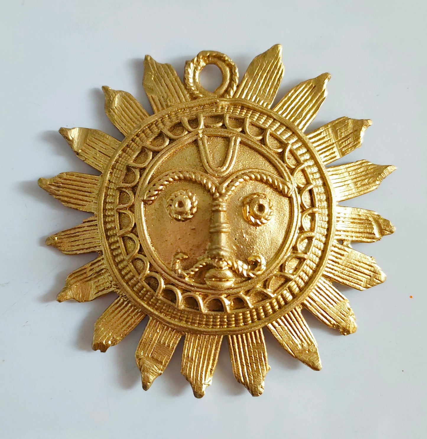 Dhokra Dokra Medium Sun Suraj I Home Decor I Interior I Handcrafted I Handmade I Artwork